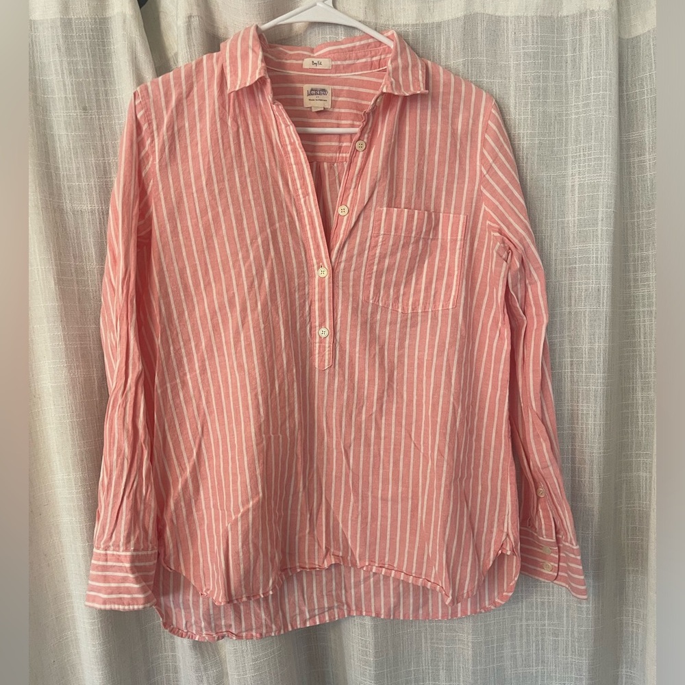 J. Crew Pink Button Up